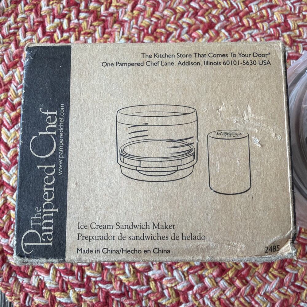 Pampered Chef Ice Cream Sandwich Maker Kitchen Tool New In Box